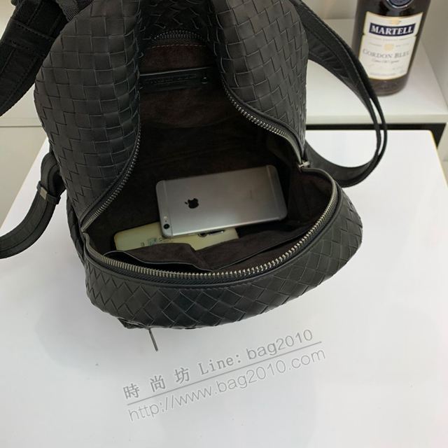 BV男包 3021 寶緹嘉進口原版打蠟小牛皮雙肩背包 BV男士雙肩包  nbq1036